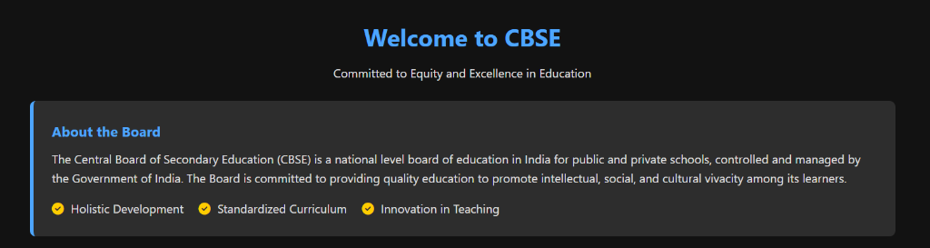 cbse website